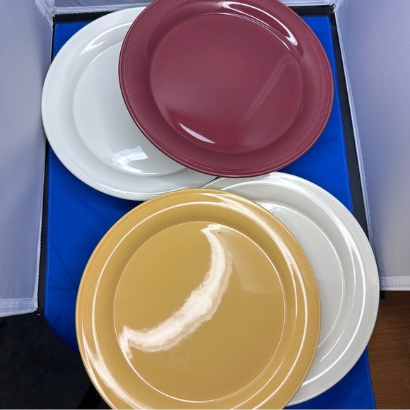 Nancy Calhoun Multicolor Dinner Plates in 4 Colors - Picture 1 of 12